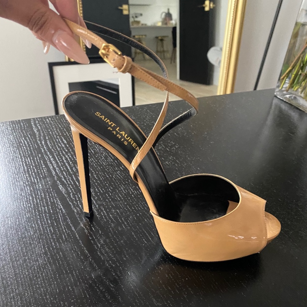 Saint laurent platform heel
